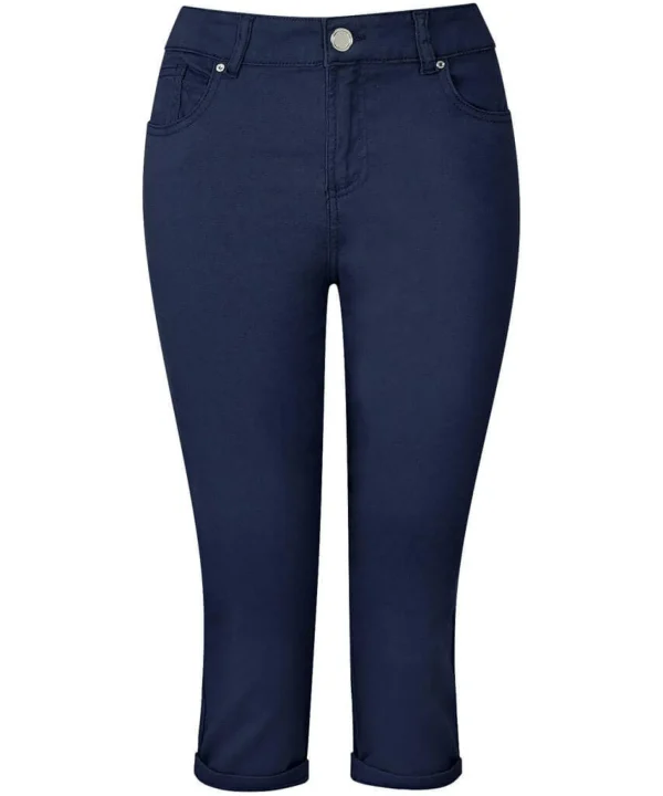 Jeans & Trousers | Women's Joe Browns Capri Pants Blue / White