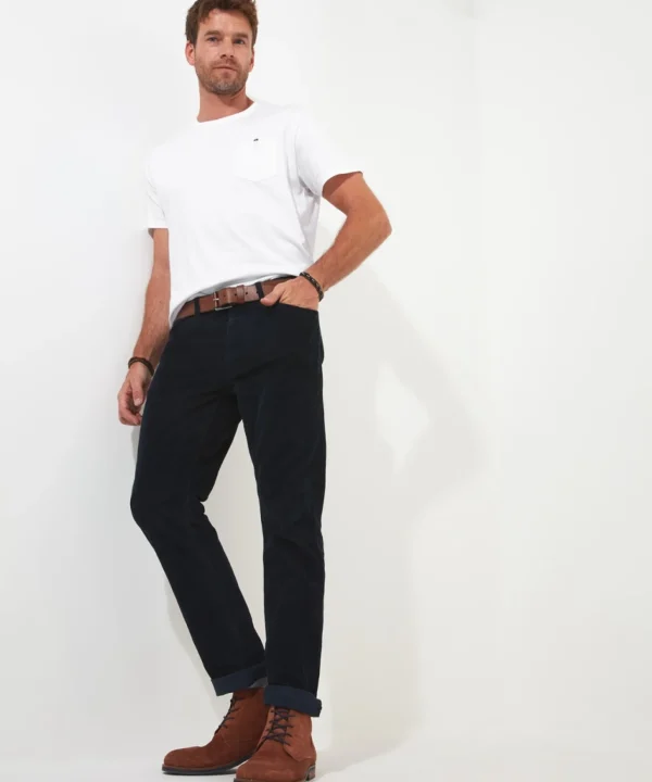 Shop Men's Collection | Men's Partywear | Jeans & Trousers | Top Picks | Top Picks | Men，s Joe Browns Carefree Cord Trousers Navy