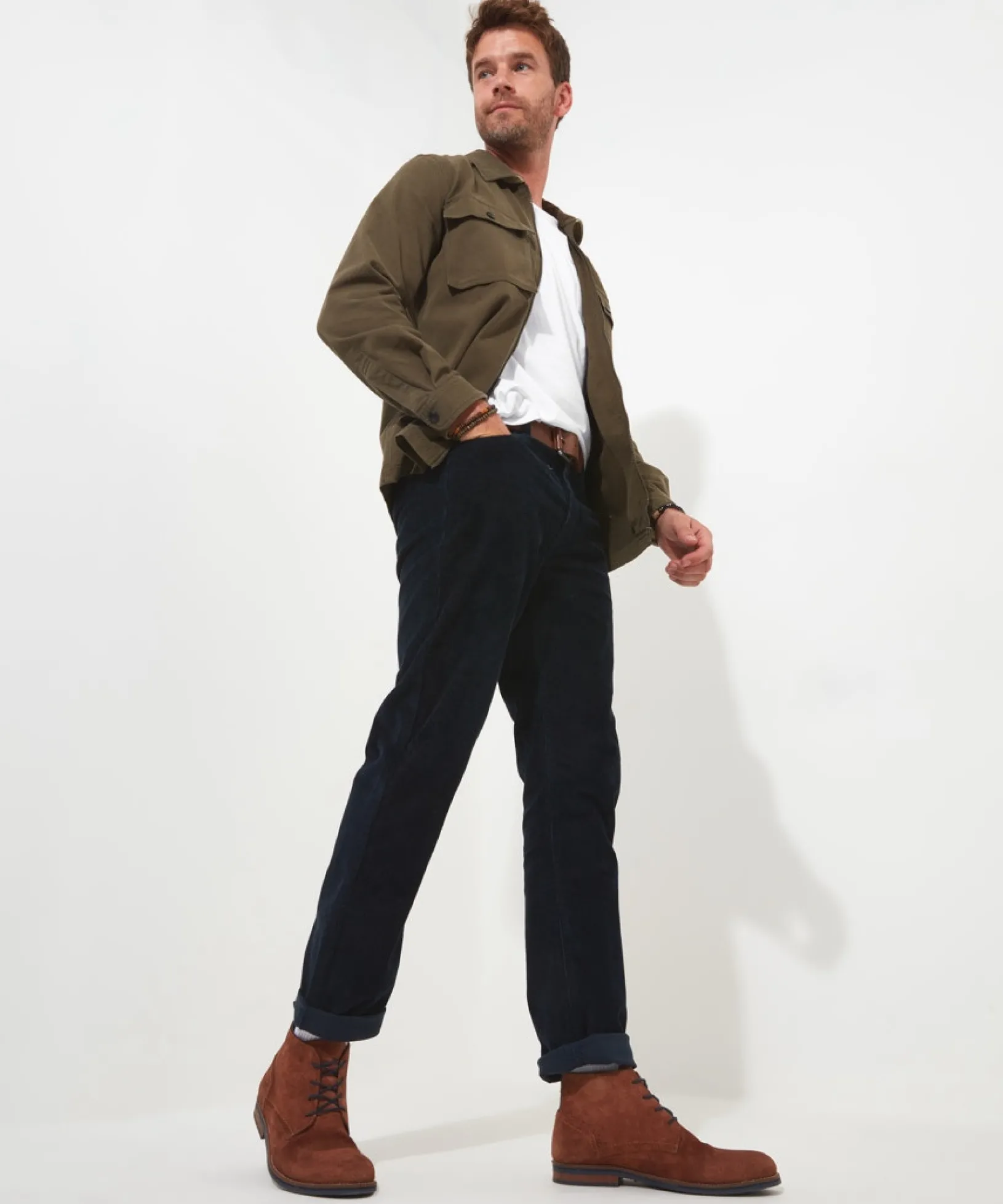 carefree_cord_trousers_2.webp Shop Men's Collection | Men's Partywear | Jeans & Trousers | Top Picks | Top Picks | Men,s Joe Browns Carefree Cord Trousers Navy