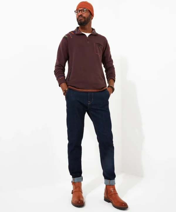 Shop Men's Collection | Hoodies & Sweatshirts | Layering Essentials | Tops & T-Shirts | Top Picks | Men，s | Men，s | Men，s Joe Browns Carefree Funnel Purple
