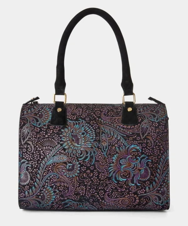 Handbags & Purses | Accessories & Jewellery | Women's | Women's Joe Browns Carmen Print Suede Weekender Bag Black Multi