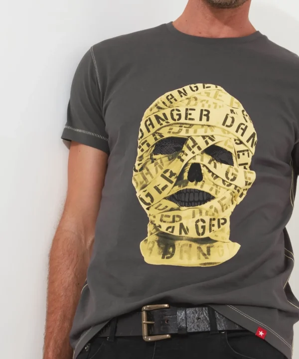 Shop Men's Collection | Graphic T-Shirts | Tops & T-Shirts | Sale Tops & T-Shirts | Top Picks | Top Picks | Men，s | Men，s Joe Browns Caution Tee Grey