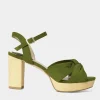 Sale Boots & Shoes | Women's Joe Browns Chancery Lane Platform Shoes Olive