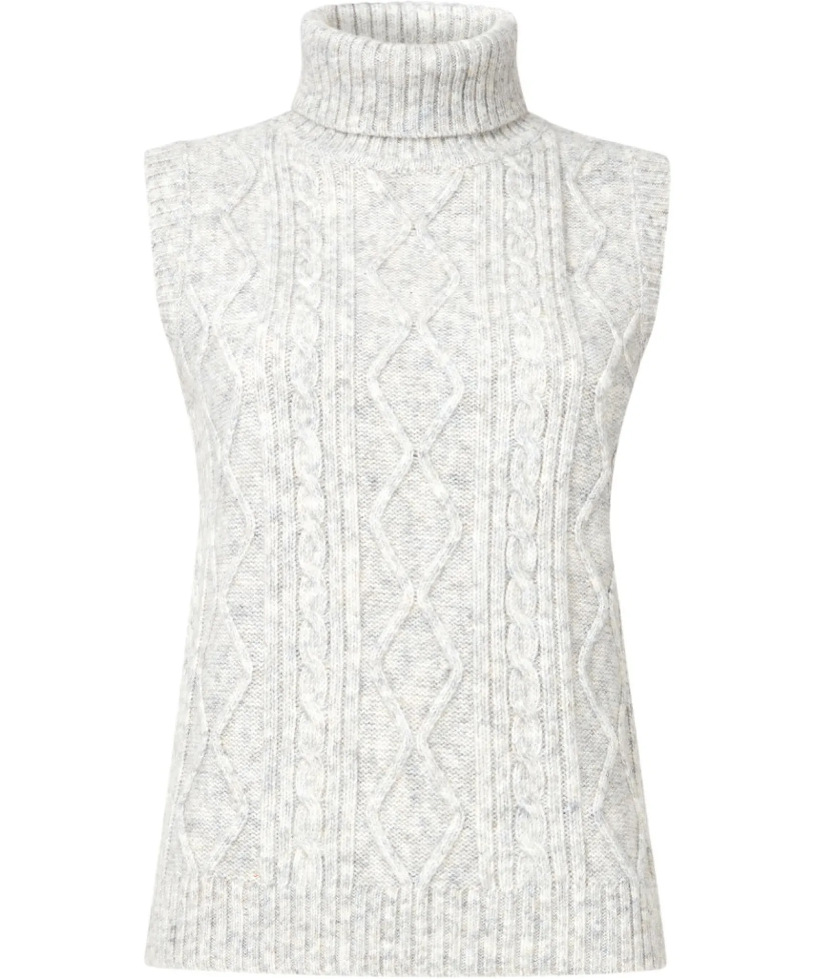 charming_cable_knit_vest_1.webp Cardigans & Coatigans | Sale Knitwear & Jumpers | Top Picks | Women's Joe Browns Charming Cable Knit Vest Grey