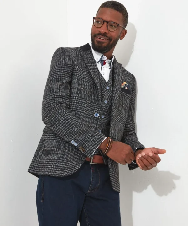 Shop Men's Collection | Men's Partywear | Blazers | Men's Tailoring | Gifts | Coats & Jackets | Sale Blazers | Sale Coats & Jacket | Top Picks | Top Picks | Men,s | Top Picks | Men,s | Men,s | Men,s | Men,s Joe Browns Charming Check Blazer Grey