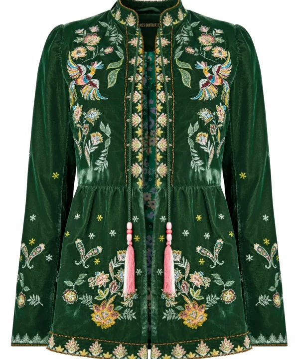 Shop Women's Collection | Coats & Jackets | Shop Blazers | Sale Coats & Jacket | Top Picks | Women's | Women's | Women's Joe Browns Charming Embroidered Boutique Jacket Green