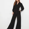 Shop Women's Collection | Petite | Jumpsuits | Jeans & Trousers | Top Picks | Women's | Women's | Women's Joe Browns Charming Zipped Jumpsuit Black / Berry