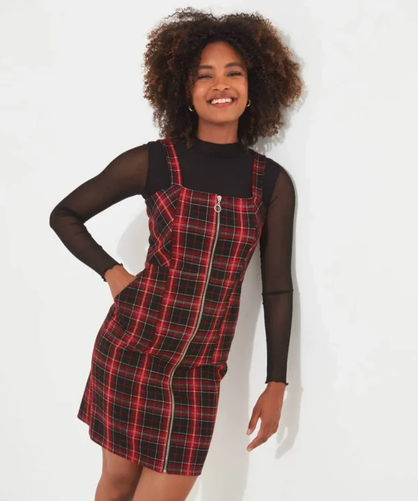 Shop Women's Collection | Dresses | Sale Dresses | Top Picks | Women's | Women's Joe Browns Check It Out Zip Up Dress Multi