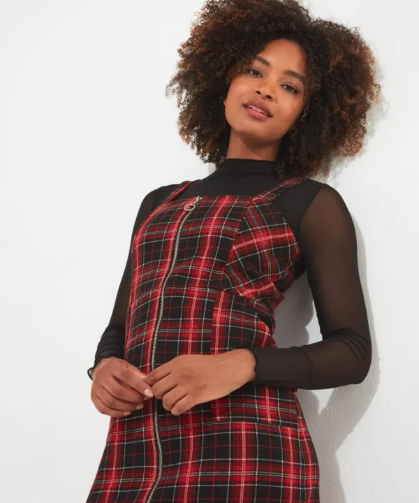Shop Women's Collection | Dresses | Sale Dresses | Top Picks | Women's | Women's Joe Browns Check It Out Zip Up Dress Multi