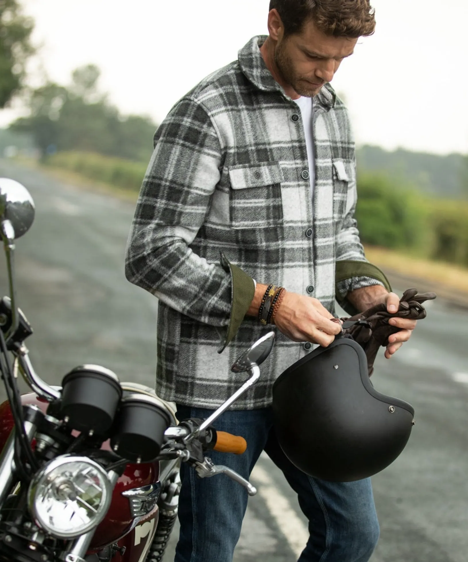 checked_out_shacket_6.webp Shop Men's Collection | Layering Essentials | Shirts | Sale Shirts | Top Picks | Men,s | Men,s | Men,s Joe Browns Checked Out Shacket Green