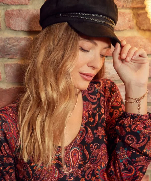 Accessories & Jewellery | Women's Joe Browns Chelsea Row Peaked Hat Black