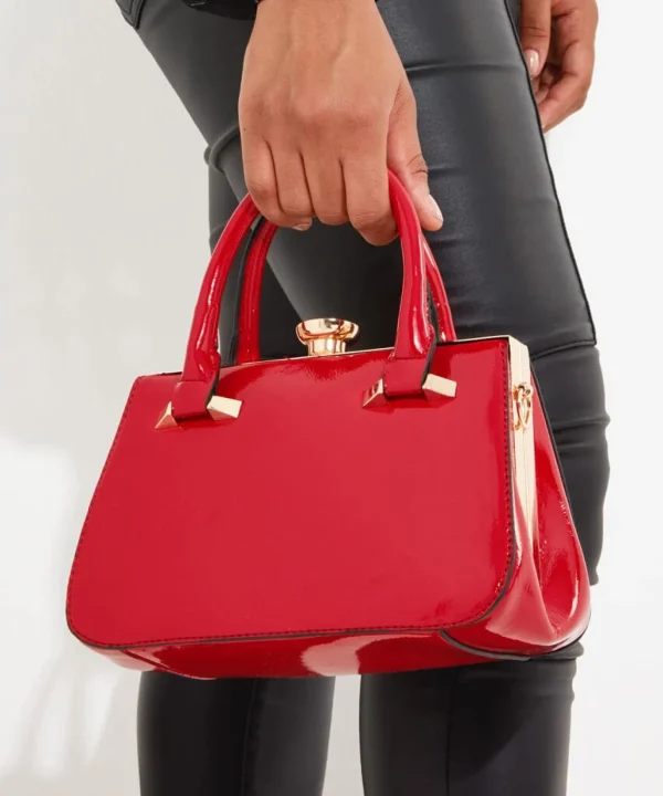 Handbags & Purses | Accessories & Jewellery | Sale Handbags & Purses | Women's | Women's | Women's Joe Browns Cherie Patent Bag Red
