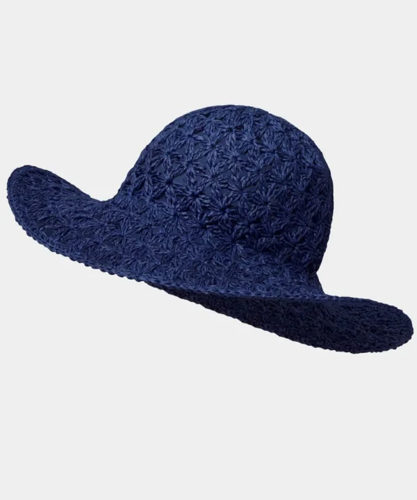 Sale Accessories & Jewellery | Women's Joe Browns Chic Crochet Style Summer Hat Dark Blue