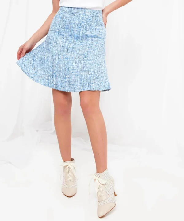 Sale Skirts | Women's Joe Browns Chloe's Boucle Skirt Blue
