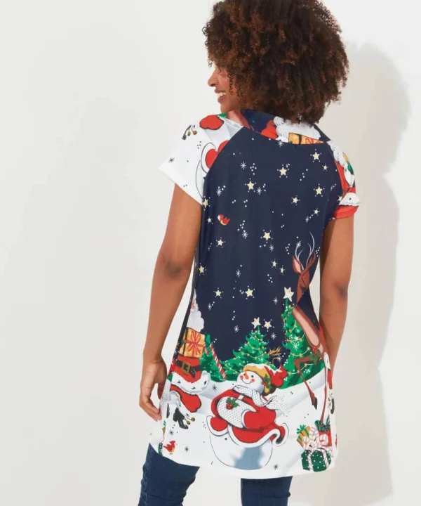 Shop Women's Collection | Tops, Tunics & Blouses | Dresses | Half Price Christmas Styles | Sale Tops, Tunics & Blouses | Top Picks | Women's | Women's | Women's | Women's Joe Browns Christmas Fun Tunic Black