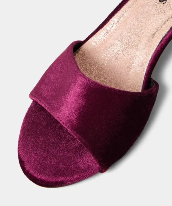Party Footwear | Boots & Shoes | Sale Boots & Shoes | Top Picks | Women's | Women's Joe Browns Clara Dainty Velvet Heels Dark Red