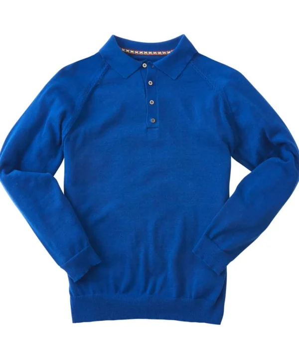 Shop Men's Collection | Knitwear & Jumpers | Tops & T-Shirts | Sale Knitwear & Jumpers | Top Picks | Men，s | Men，s | Men，s Joe Browns Classic and Cool Knitted Polo Blue