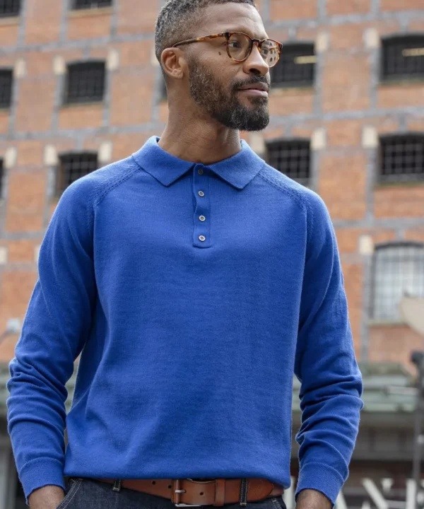 Shop Men's Collection | Knitwear & Jumpers | Tops & T-Shirts | Sale Knitwear & Jumpers | Top Picks | Men，s | Men，s | Men，s Joe Browns Classic and Cool Knitted Polo Blue