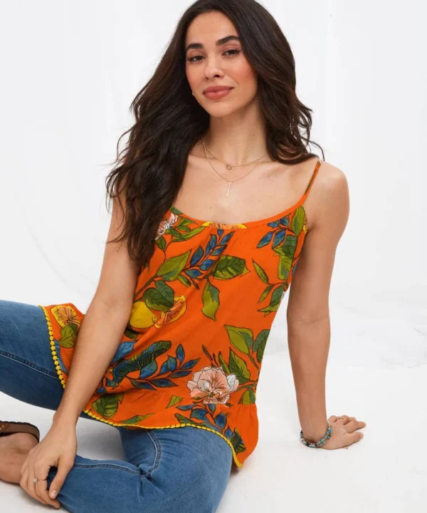 Sale Tops, Tunics & Blouses | Women's Joe Browns Clementine Top Orange