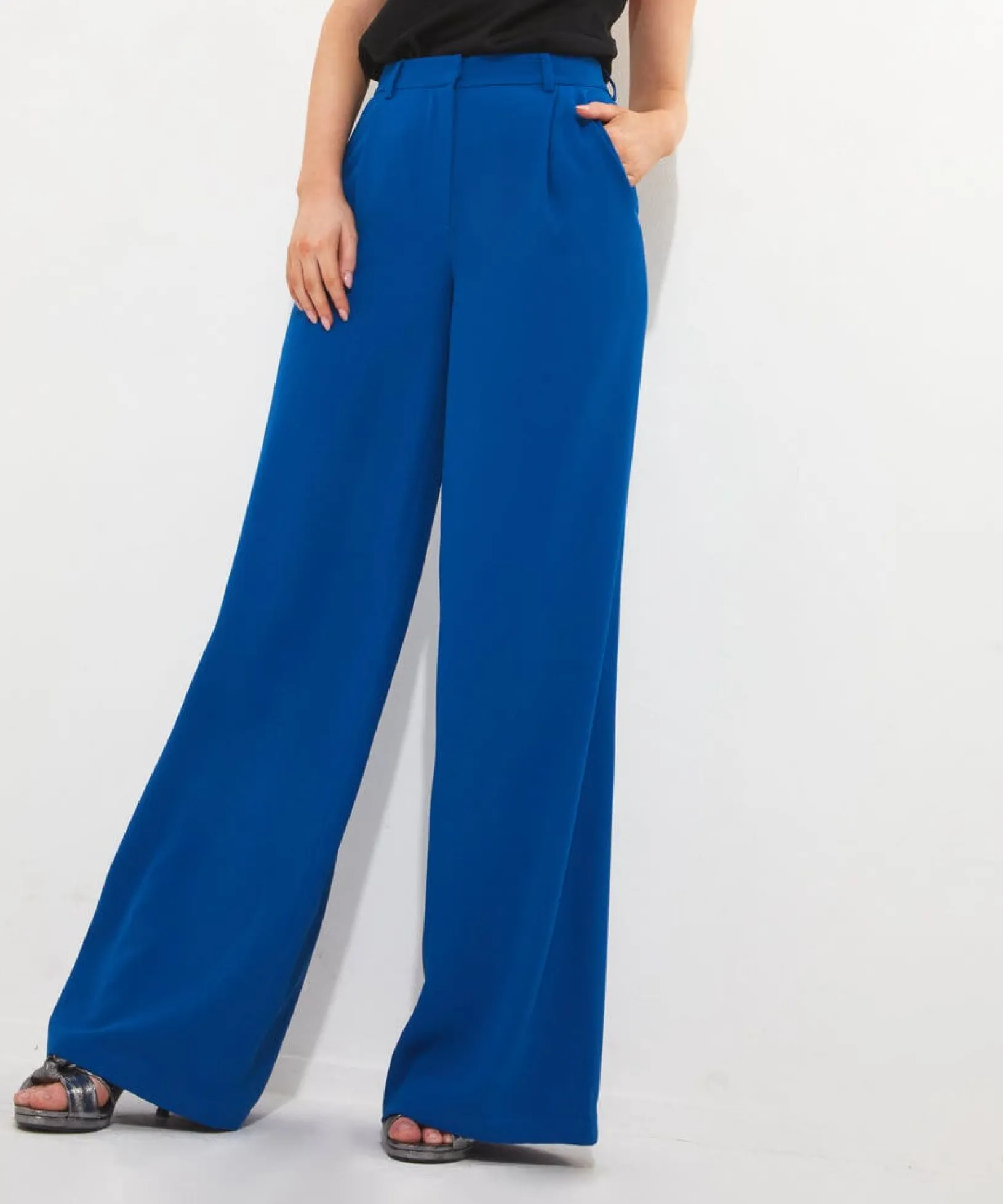 cobalt_trousers_3.webp Shop Women's Collection | Occasion Outfits | Jeans & Trousers | Sale Jeans & Trousers | Top Picks | Top Picks | Women's | Women's Joe Browns Cobalt Trousers Blue