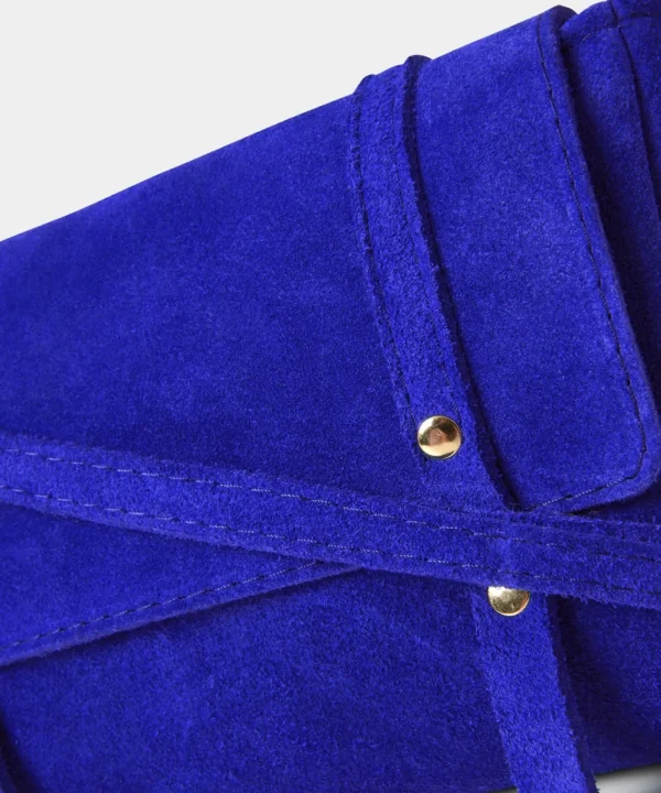 Handbags & Purses | Women's Joe Browns Colour Pop Mini Suede Bag Bright Blue