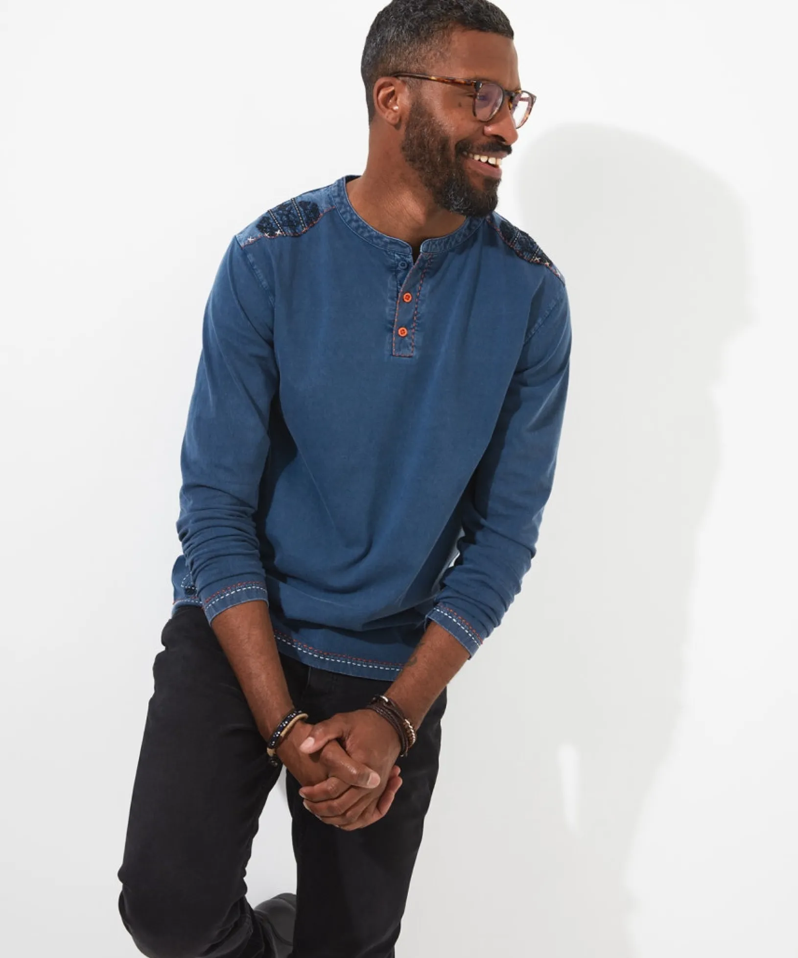 cool_and_customised_henle_2.webp Shop Men's Collection | Henley Tops | Layering Essentials | Tops & T-Shirts | Sale Tops & T-Shirts | Top Picks | Men,s | Men,s | Men,s | Men,s Joe Browns Cool And Customised Henley Blue