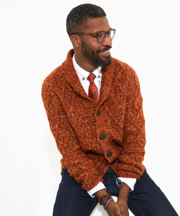 Shop Men's Collection | Knitwear & Jumpers | Sale Knitwear & Jumpers | Top Picks | Men,s | Men,s Joe Browns Cool Cable Cardigan Autumn