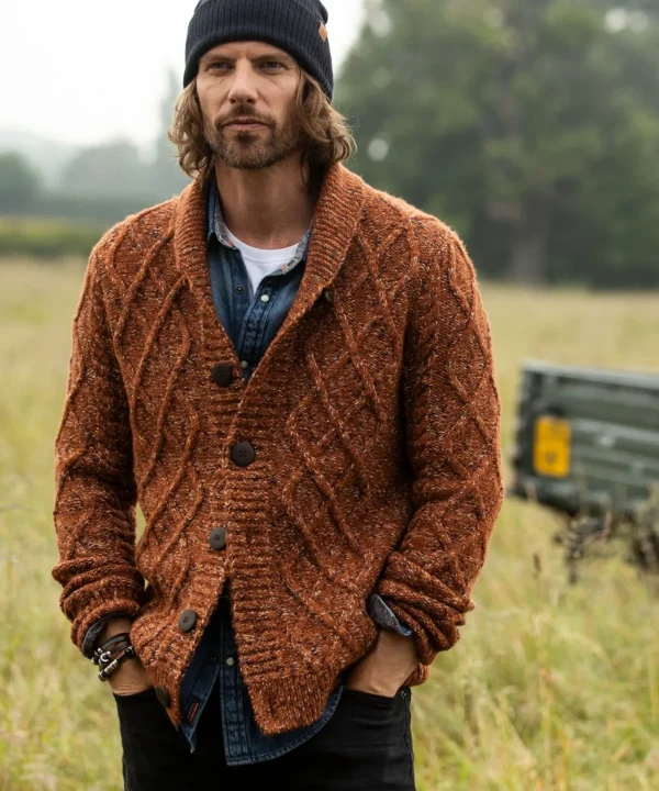 Shop Men's Collection | Knitwear & Jumpers | Sale Knitwear & Jumpers | Top Picks | Men，s | Men，s Joe Browns Cool Cable Cardigan Autumn