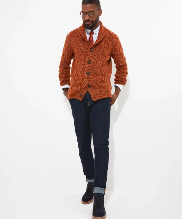 Shop Men's Collection | Knitwear & Jumpers | Sale Knitwear & Jumpers | Top Picks | Men，s | Men，s Joe Browns Cool Cable Cardigan Autumn