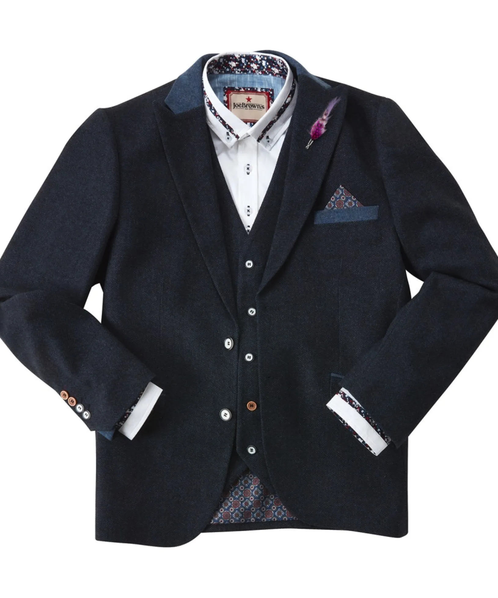 cool_combination_blazer_1.webp Shop Men's Collection | Men's Partywear | Blazers | Men's Tailoring | Coats & Jackets | Sale Blazers | Sale Coats & Jacket | Top Picks | Top Picks | Men,s | Top Picks | Men,s | Men,s | Men,s Joe Browns Cool Combination Blazer Navy