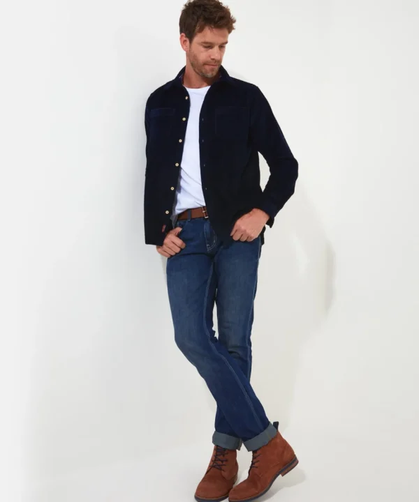 Shop Men's Collection | Work Shirts | Layering Essentials | Shirts | Top Picks | Top Picks | Men，s | Men，s Joe Browns Cool Cord Shacket Navy
