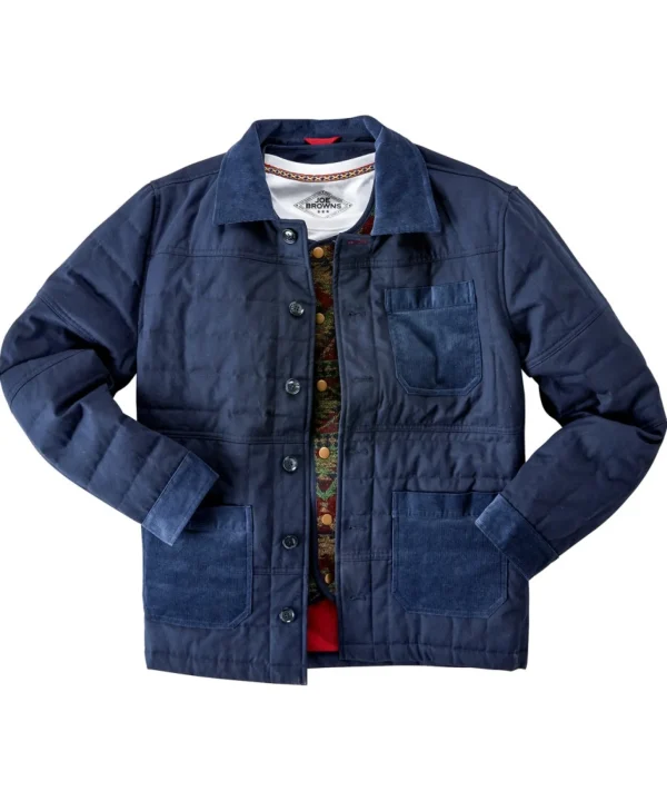 Shop Men's Collection | Layering Essentials | Men's Tailoring | Coats & Jackets | Sale Coats & Jacket | Top Picks | Men，s | Top Picks | Men，s | Men，s Joe Browns Cool Quilted Canvas Jacket Navy