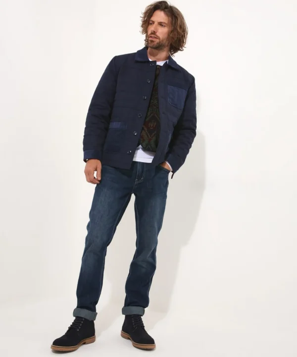 Shop Men's Collection | Layering Essentials | Men's Tailoring | Coats & Jackets | Sale Coats & Jacket | Top Picks | Men,s | Top Picks | Men,s | Men,s Joe Browns Cool Quilted Canvas Jacket Navy