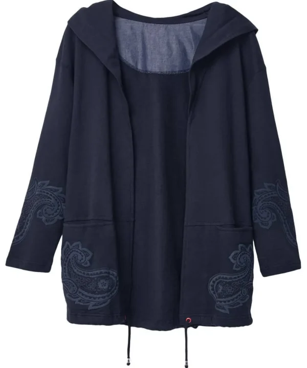 Pyjamas & Loungewear | Activewear | Sale Pyjamas & Loungewear | Sale Tops, Tunics & Blouses | Women's | Women's | Women's | Women's Joe Browns Cosy Longline Hoodie Blue