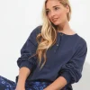 Pyjamas & Loungewear | Cardigans & Coatigans | Sale Pyjamas & Loungewear | Sale Tops, Tunics & Blouses | Women's | Top Picks | Women's | Women's Joe Browns Cosy Up Sweatshirt Blue