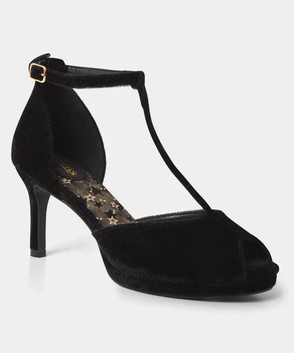 Party Footwear | Boots & Shoes | Top Picks | Women's Joe Browns Cover Girl T Bar Shoes Black