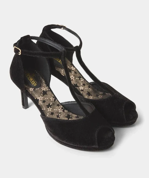 Party Footwear | Boots & Shoes | Top Picks | Women's Joe Browns Cover Girl T Bar Shoes Black