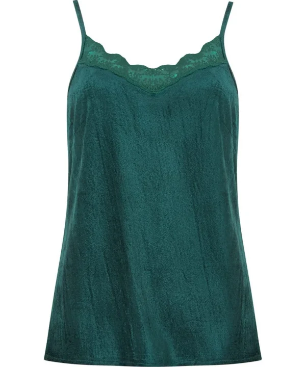 Occasion Outfits | Tops, Tunics & Blouses | Sale Tops, Tunics & Blouses | Top Picks | Women's | Women's Joe Browns Crushed Velour Cami Emerald