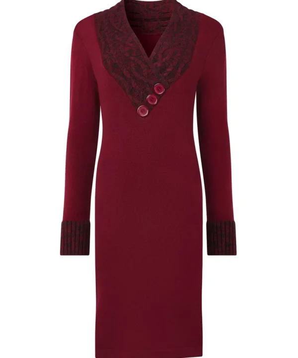 Shop Women's Collection | Cardigans & Coatigans | Sale Knitwear & Jumpers | Top Picks | Top Picks | Women's Joe Browns Curiously Cosy Jumper Dress Rumba Red