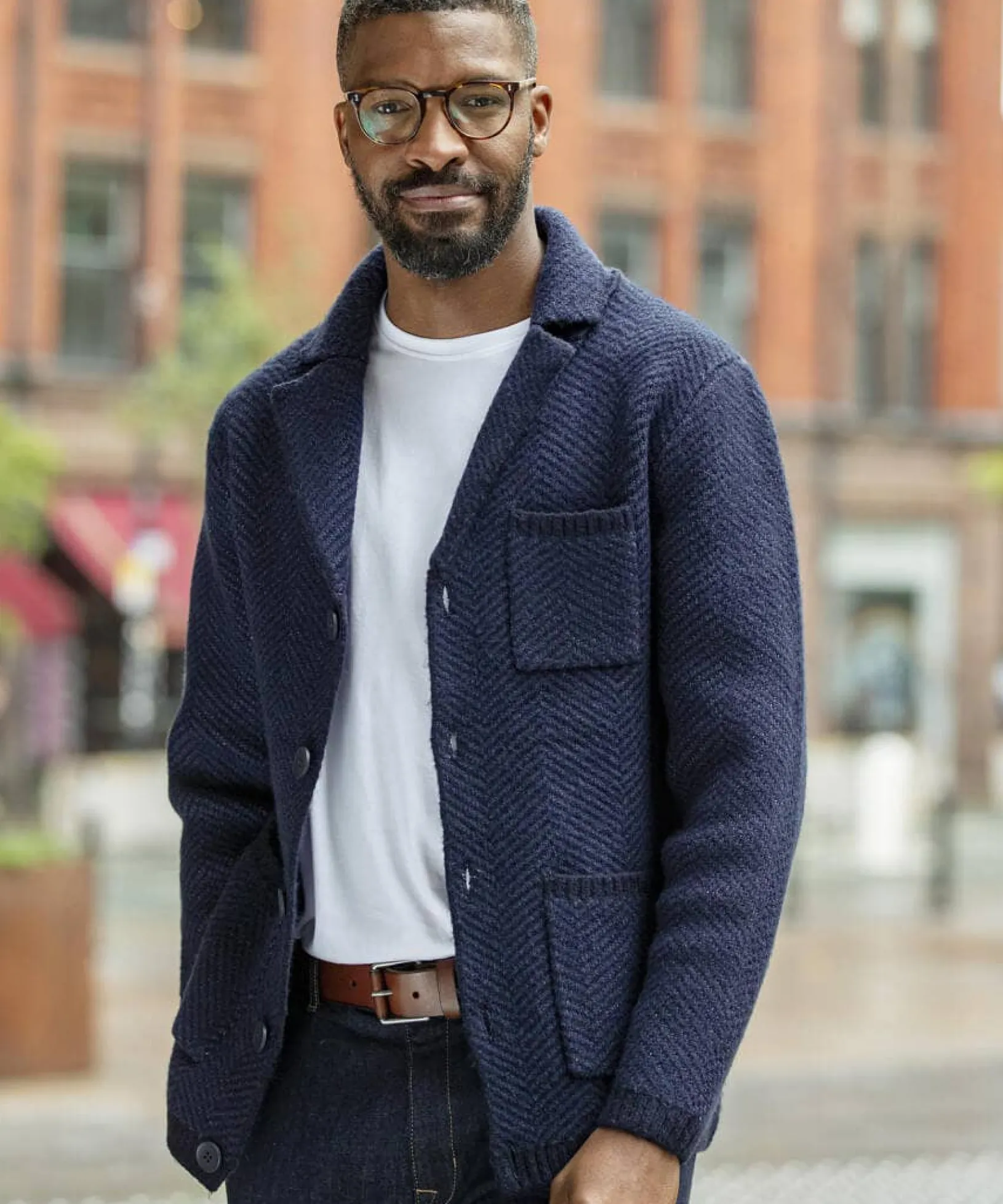 cut_above_cardigan_6.webp Shop Men's Collection | Knitwear & Jumpers | Top Picks | Men,s Joe Browns Cut Above Cardigan Navy
