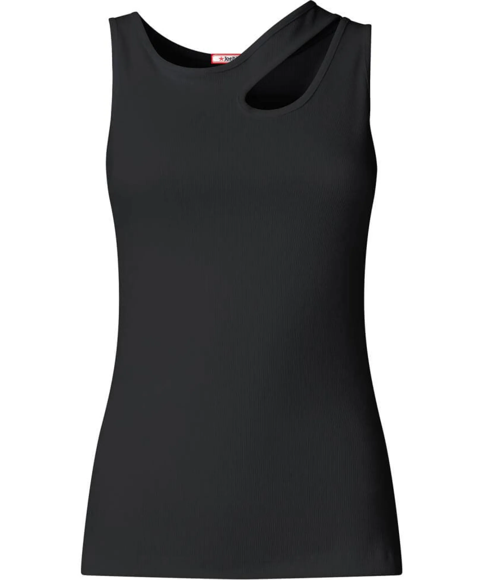 cutabout_rib_vest_1.webp Sale Tops, Tunics & Blouses | Women's Joe Browns Cutabout Rib Vest Black / White