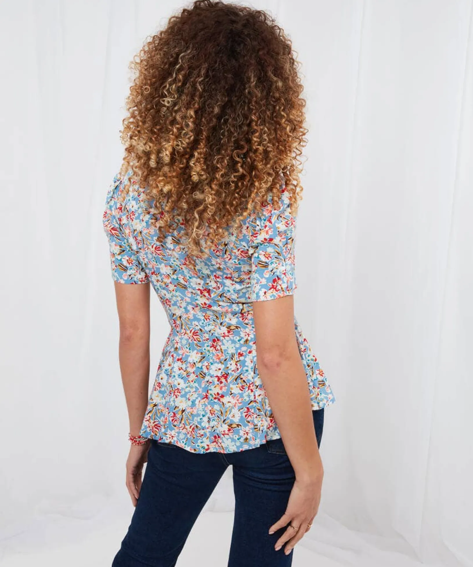 dancing_florals_top_3.webp Sale Tops, Tunics & Blouses | Women's Joe Browns Dancing Florals Top Multi