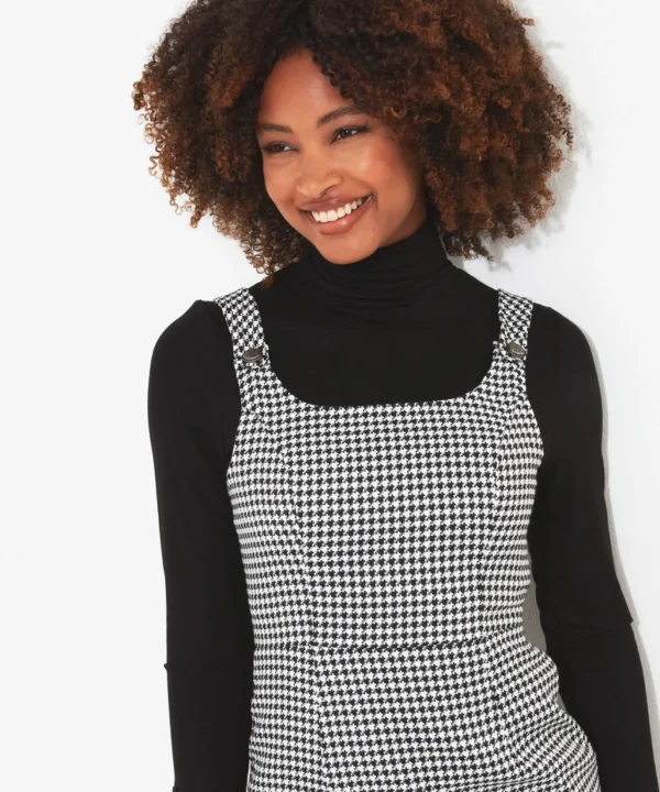 Shop Women's Collection | Vintage & Retro Dresses | Dresses | Sale Dresses | Top Picks | Top Picks | Women's | Women's Joe Browns Daring Dogtooth Dress Black/White