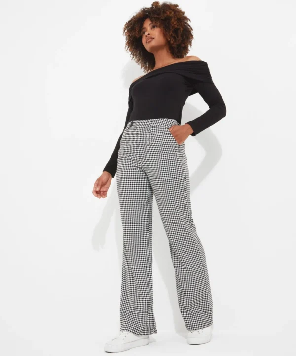 Shop Women's Collection | Jeans & Trousers | Sale Jeans & Trousers | Top Picks | Women's | Women's Joe Browns Daring Dogtooth Trousers Black/White