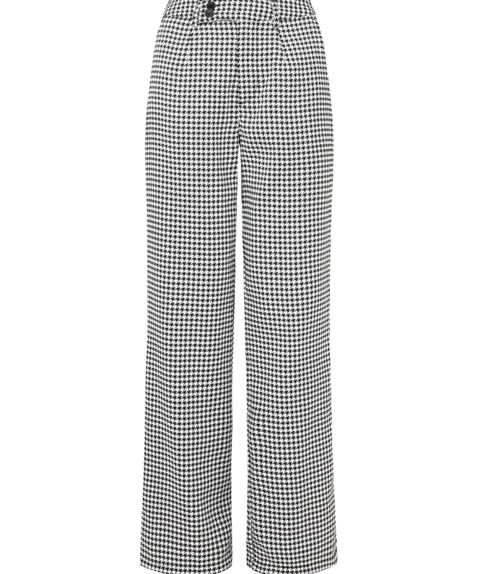 daring_dogtooth_trousers_1.webp Shop Women's Collection | Jeans & Trousers | Sale Jeans & Trousers | Top Picks | Women's | Women's Joe Browns Daring Dogtooth Trousers Black/White