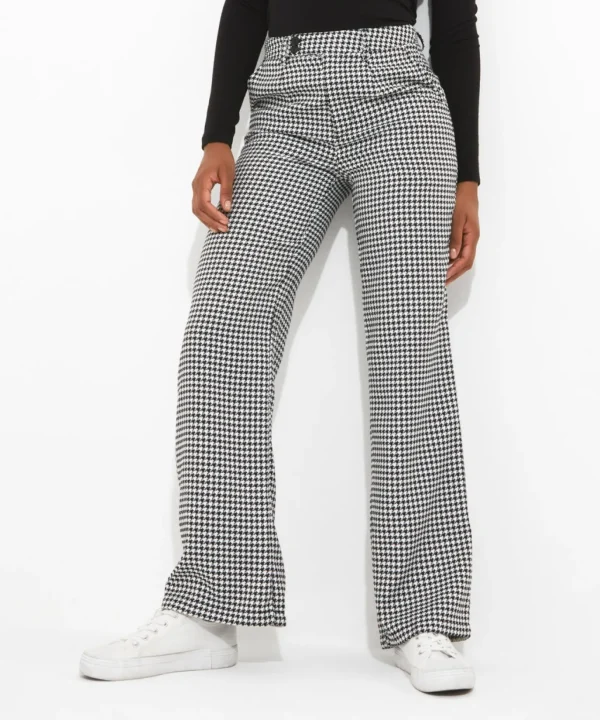 Shop Women's Collection | Jeans & Trousers | Sale Jeans & Trousers | Top Picks | Women's | Women's Joe Browns Daring Dogtooth Trousers Black/White