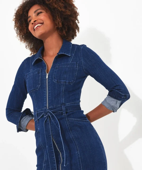 Shop Women's Collection | Vintage & Retro Dresses | Maxi Dresses | Denim Styles | Dresses | Sale Dresses | Top Picks | Top Picks | Top Picks | Women's | Women's | Women's Joe Browns Davina Denim Dress Blue