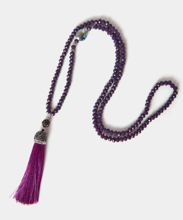 Accessories & Jewellery | Sale Accessories & Jewellery | Women's | Women's Joe Browns Dazzle Me Tassel Necklace Purple / Silver Grey