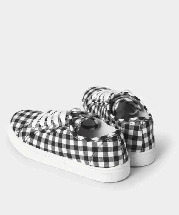 Sale Boots & Shoes | Women's Joe Browns Dear Lydia Gingham Pumps Black/White