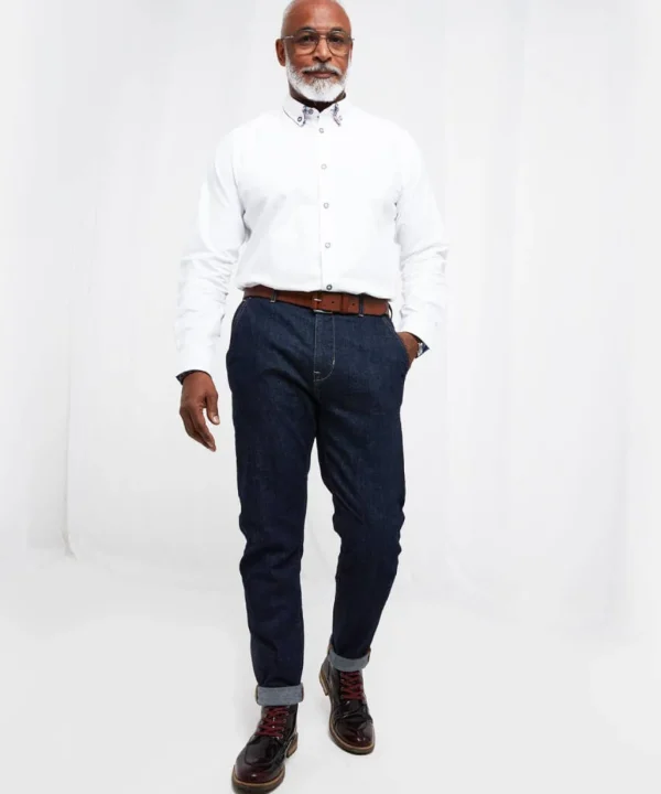 Shop Men's Collection | Work Shirts | Men's Tailoring | Shirts | Top Picks | Top Picks | Top Picks | Men，s Joe Browns Delightful Double Collar Shirt White